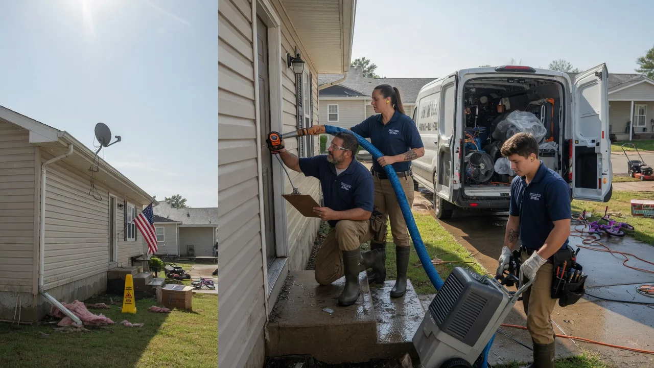 Ceiling Water Damage Restoration in Raymore, MO near me